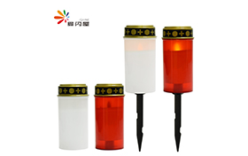 LED电子蜡烛灯-坟墓灯